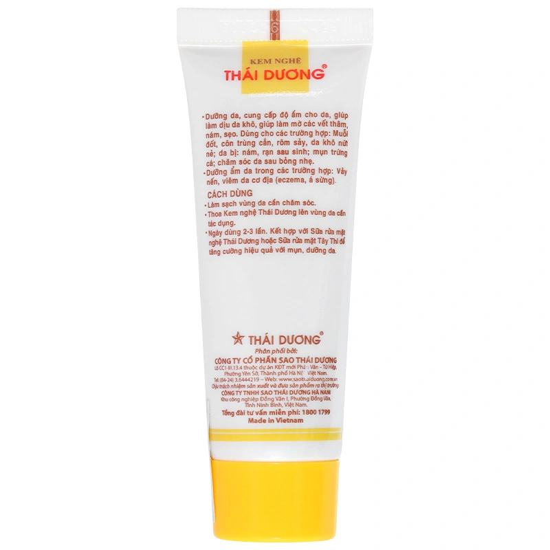 Kem nghệ Thái Dương Nano Bạc dưỡng da, mờ sẹo, mờ thâm tuýp 20g - 8